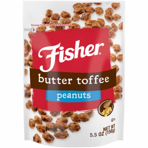 Fisher® Butter Toffee Peanuts Perspective: front