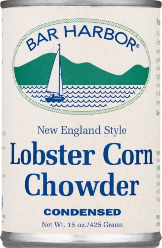Bar Harbor New England Style Corn Chowder Lobster Perspective: front