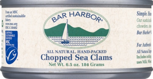 Bar Harbor Chopped Clams Perspective: front