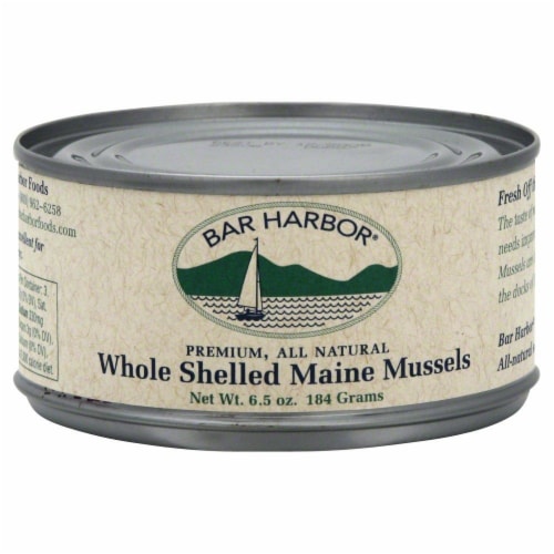 Bar Harbor Whole Shelled Maine Mussels Perspective: front