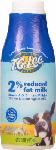 T.G. Lee® Dairy 2% Reduced Fat Milk Perspective: front