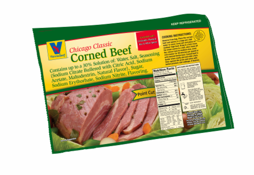 Vienna Beef Chicago Classic Corned Beef Perspective: front