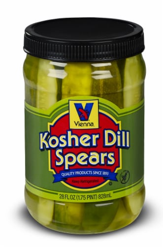 Vienna Kosher Dill Spears Perspective: front