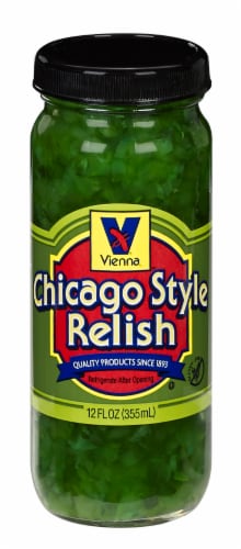 Vienna Chicago Style Relish Perspective: front
