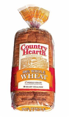 Country Hearth 100% Whole Wheat Bread Perspective: front