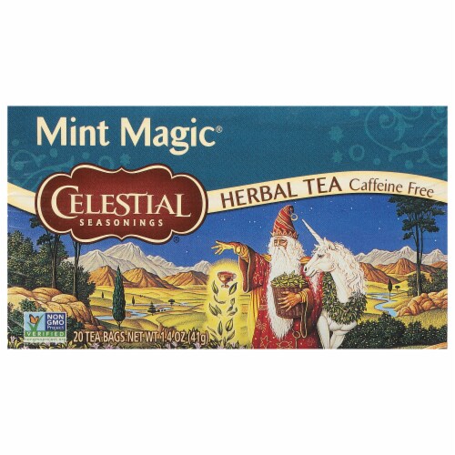 Celestial Seasonings Mint Magic Herbal Tea Bags Perspective: front