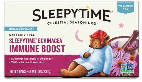 Celestial Seasonings® Sleepytime® Echinacea Immune Boost Wellness Tea Perspective: front