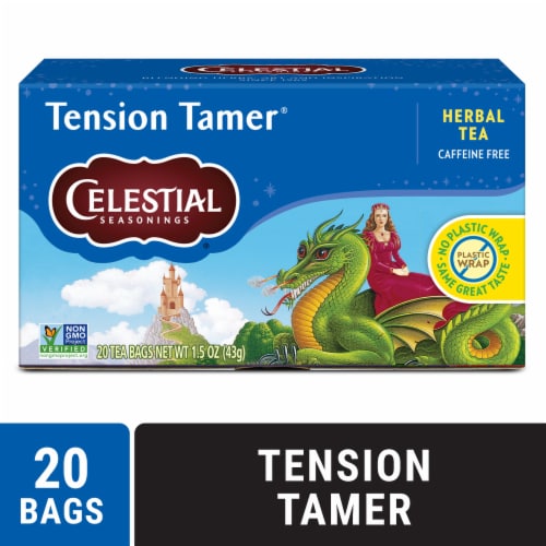 Celestial Seasonings® Caffeine Free Tension Tamer® Herbal Tea Bags Perspective: front