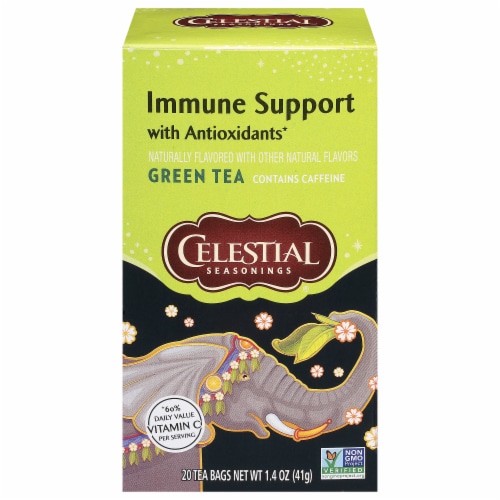 Celestial Seasonings Antioxidant Green Tea Perspective: front