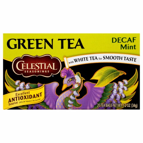 Celestial Seasonings Decaf Mint Green Tea Bags, 20 ct