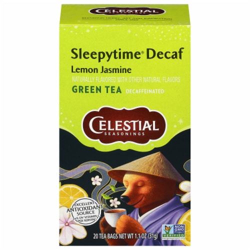 Celestial Seasonings® Lemon Jasmine Sleepytime Tea Bags Perspective: front
