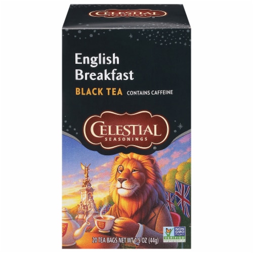 Celestial Seasonings® English Breakfast Black Tea Bags Perspective: front