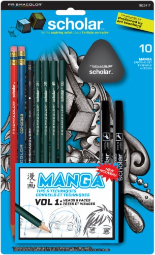 Prismacolor® Scholar™ Manga Drawing Set Perspective: front