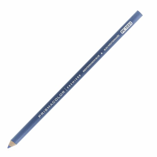 Prismacolor Premier Thick Core Colored Pencil, Mediterranean Blue Perspective: front