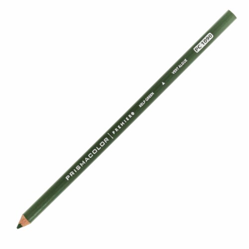 Prismacolor Premier Thick Core Colored Pencil, Kelp Green Perspective: front