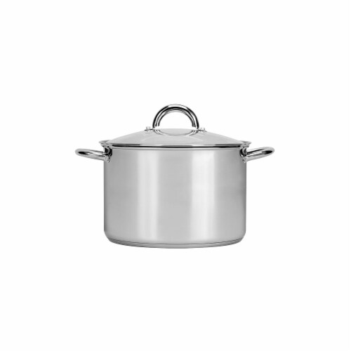 Range Kleen 8 Quart Preferred Covered Stock Pot Perspective: front