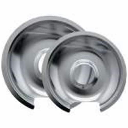 DDI Chrome Drip Pans- Pack - 3 Perspective: front
