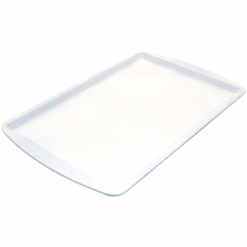 Range Kleen CeramaBake Cookie Sheet, White - 10 x 15 in. Perspective: front