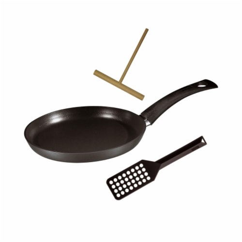 Range Kleen 579865T 9.5 in. Specialty Crepe Pan with Tools Perspective: front