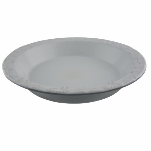 Taste of Home 9 x 1.5 inch Stoneware Pie Plate Perspective: front