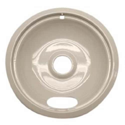 Range Kleen P120A 8 Inch Almond GE/Hotpoint/Kenmore Drip Pan Perspective: front