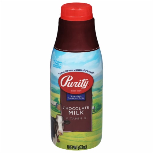 Purity Vitamin D Whole Chocolate Milk Perspective: front