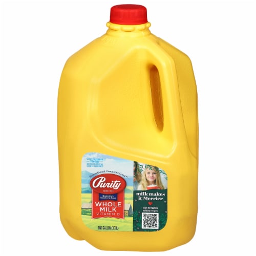 Purity Vitamin D Whole Milk Perspective: front