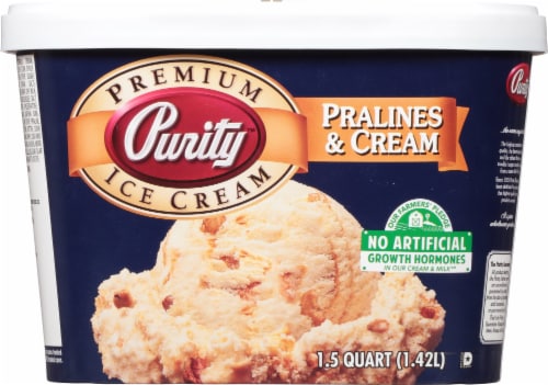 Purity Pralines & Cream Ice Cream Perspective: front