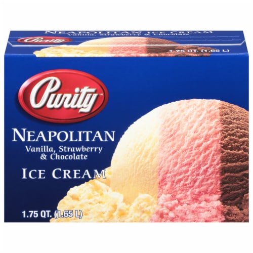 Vanilla strawberry chocolate shop ice cream