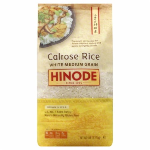 Hinode® Medium Grain Calrose Rice Perspective: front