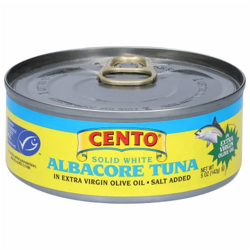 Cento Solid White Albacore Tuna in Olive Oil Perspective: front
