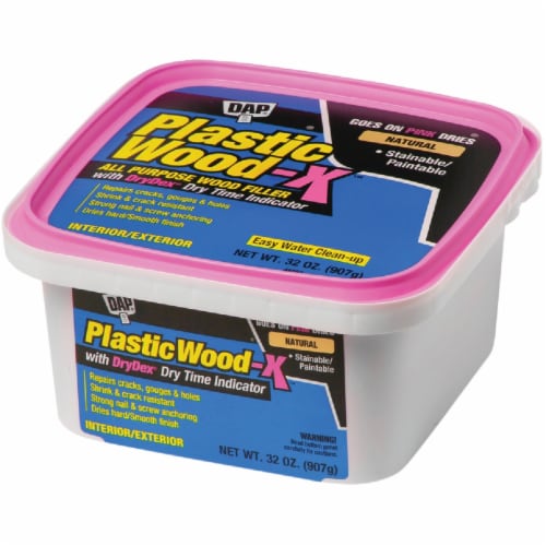 DAP® Plastic WoodX All Purpose Wood Filler Natural, 32 oz King Soopers