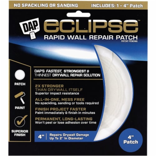 DAP Eclipse 4 In. Rapid Wall Repair Patch 09163 Perspective: front