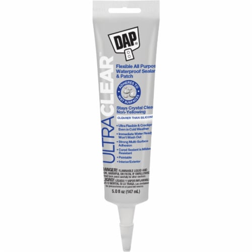 DAP® Ultra Clear Flexible All Purpose Waterproof Sealant & Patch Perspective: front