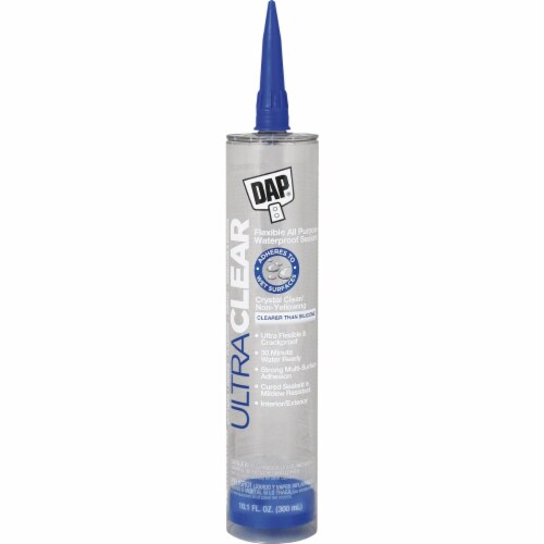 DAP Ultra Clear Flexible Elastomeric Sealant Perspective: front