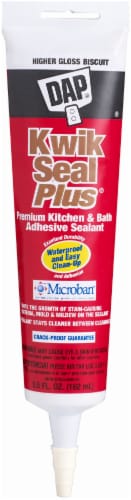 DAP® Kwik Seal Plus® Premium Kitchen and Bath Adhesive Sealant - Biscuit Perspective: front