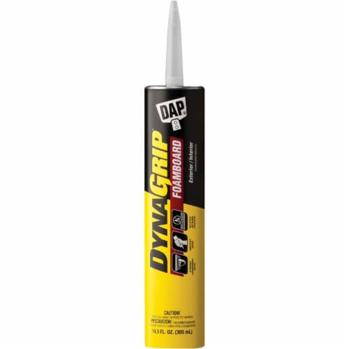 DAP DYNAGRIP 10.3 Oz. Foam Board Construction Adhesive 27519 Perspective: front