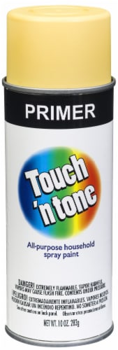 Touch 'n Tone All Purpose Household Spray Paint - Canary Yellow Perspective: front