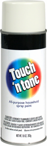Touch 'n Tone All-Purpose Household Spray Paint - Gloss White Perspective: front