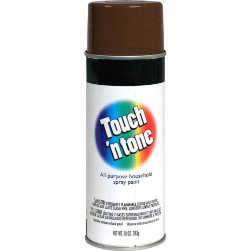 Touch 'n Tone All Purpose Leather Brown Spray Paint Perspective: front