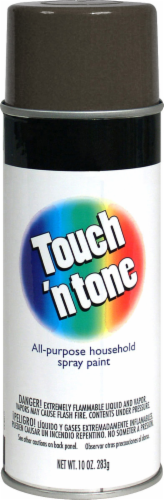 Touch n' Tone All Purpose Household Spray Paint - Dove Gray Perspective: front
