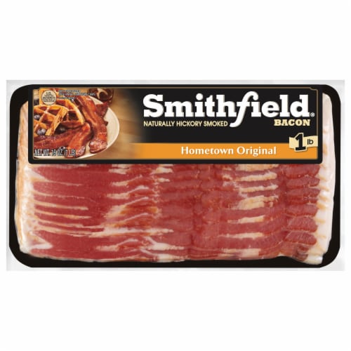 Smithfield® Naturally Hickory Smoked Hometown Original Sliced Bacon Perspective: front