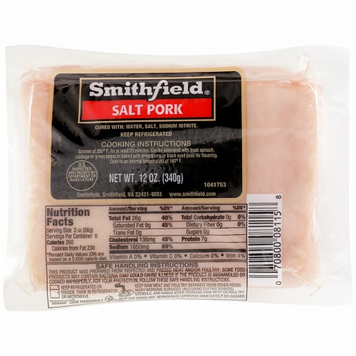 Smithfield® Salt Pork, 12 oz - Fred Meyer