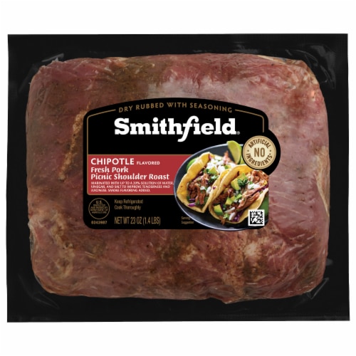 Smithfield® Chipotle Flavored Fresh Pork Picnic Shoulder Roast Perspective: front