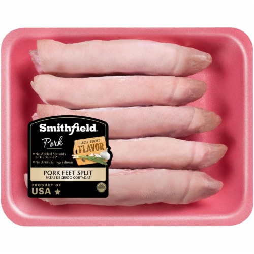 Smithfield Pork Feet Split Perspective: front