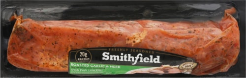 Smithfield Roasted Garlic & Herb Pork Loin Filet Perspective: front