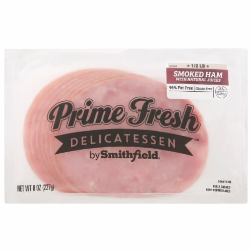 Smithfield Prime Fresh Deli Pre-Sliced Smoked Ham Perspective: front