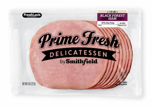 Smithfield Prime Fresh Black Forest Ham Lunchmeat Perspective: front