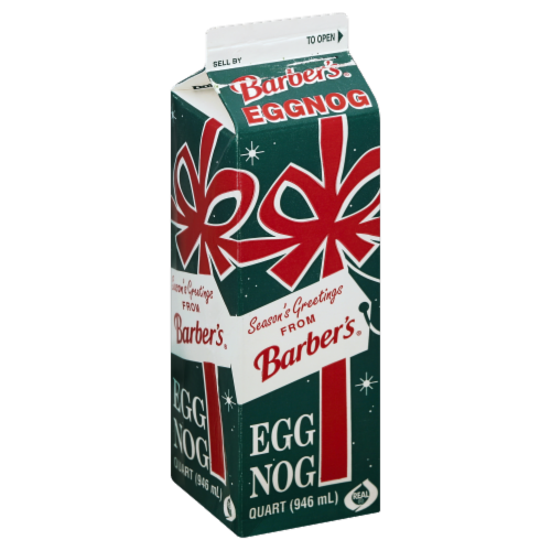 Barber's Egg Nog Perspective: front