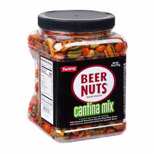 Beer Nuts® Cantina Mix with Twang Jar Perspective: front